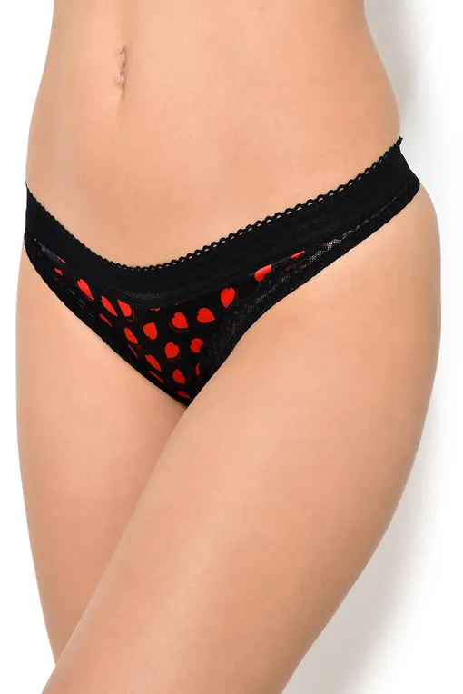 Трусы Stella McCartney S6L290300 BLACK&RED