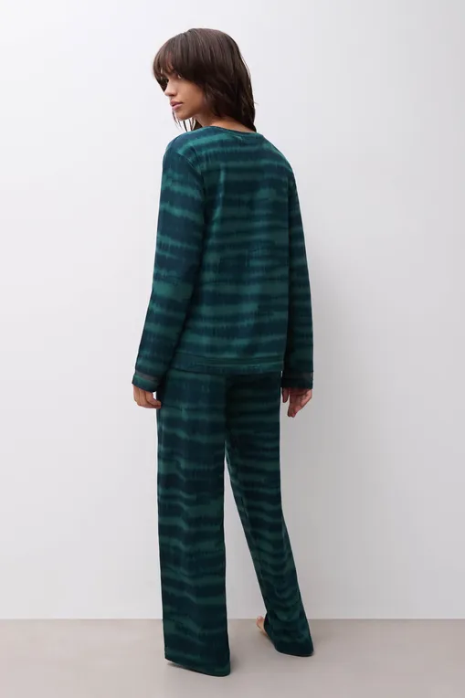 Брюки домашние Chantelle C15UE0 B31 green shibori print
