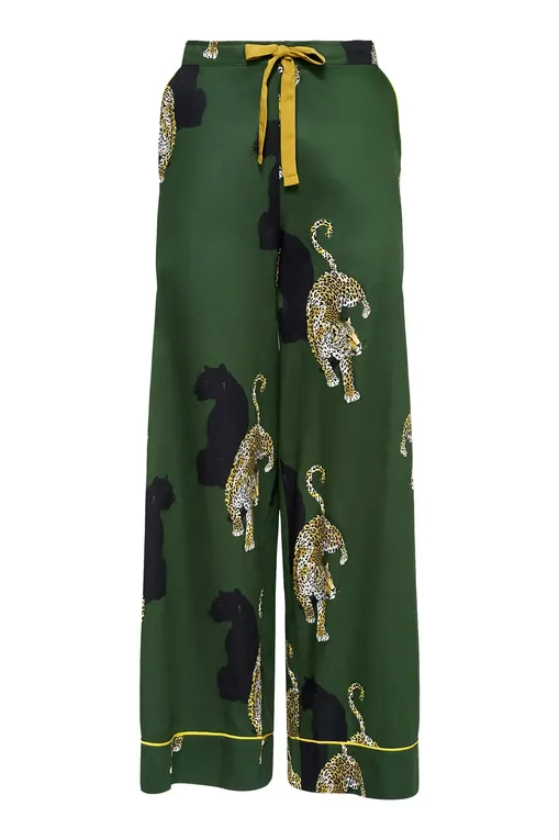 Брюки домашние CYBERJAMMIES 5001 GREEN LEOPARD PRINT