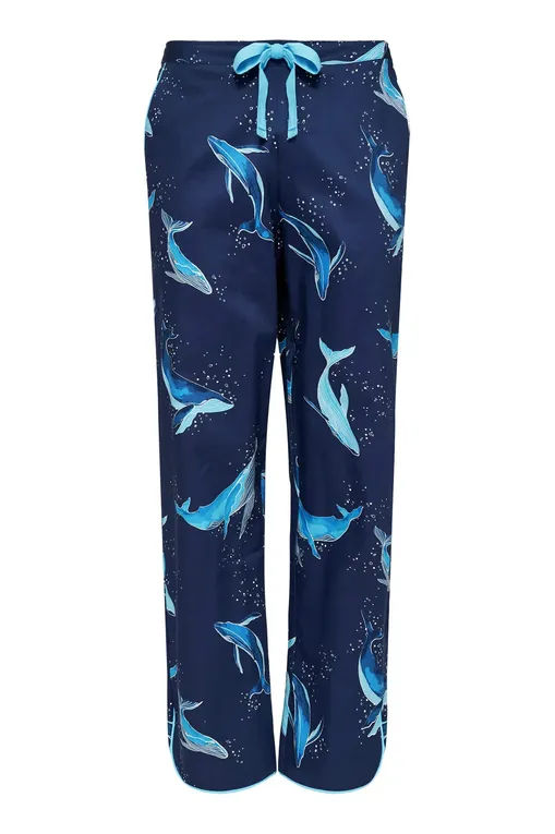 Брюки домашние CYBERJAMMIES 5019 NAVY WHALE PRINT