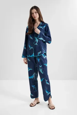 CYBERJAMMIES 5019 NAVY WHALE PRINT