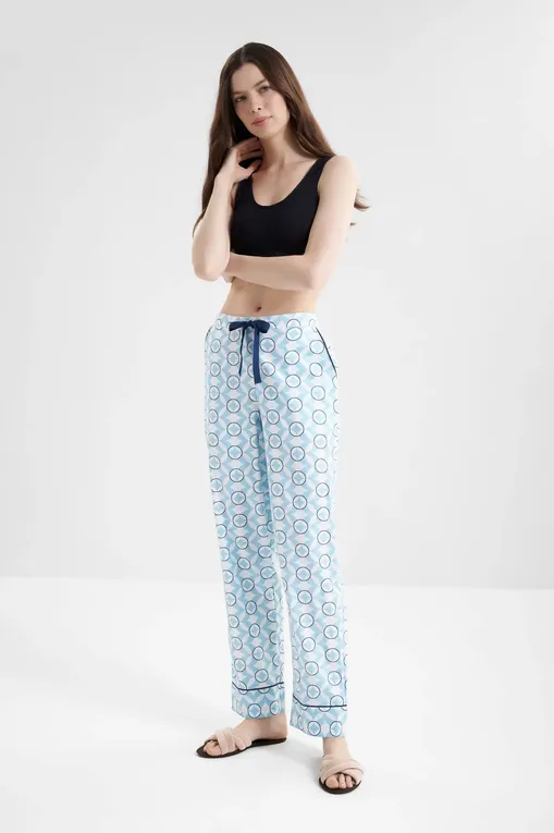 Брюки домашние CYBERJAMMIES 5069 BLUE SMALL  GEO PRINT