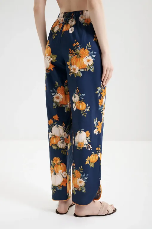 Брюки домашние CYBERJAMMIES 5076 NAVY PUMPKIN PRINT