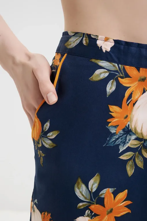Брюки домашние CYBERJAMMIES 5076 NAVY PUMPKIN PRINT