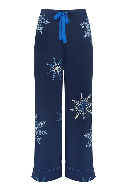 Брюки домашние CYBERJAMMIES 5131 NAVY SNOWFLAKE PRINT