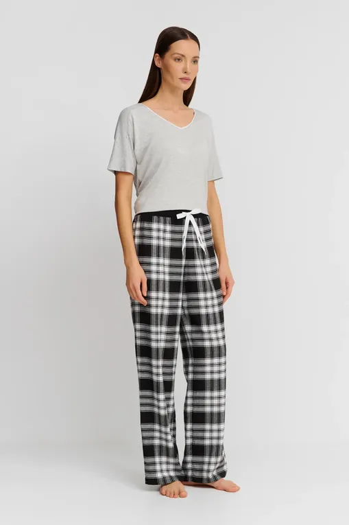 Брюки домашние DKNY YI2722591 005 Black Plaid