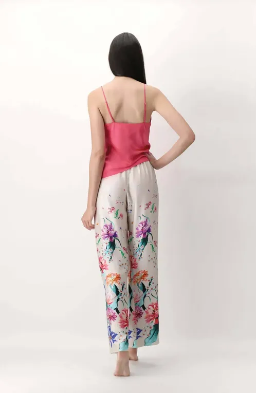 Брюки домашние Luna di Seta VLST60992 S413 MULTICOLOR FLOWERS