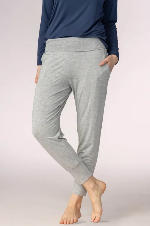 Брюки домашние Mey 16017 519 hellgrau melange