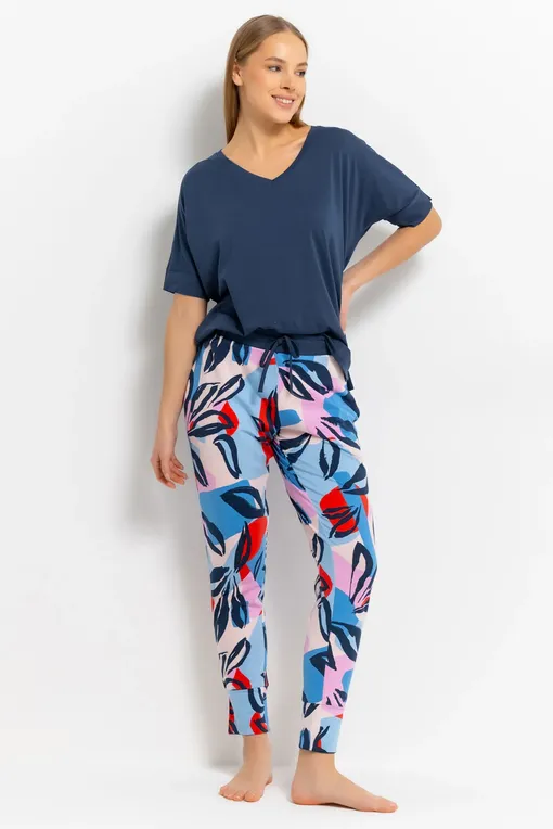 Брюки домашние Mey 17734 555 holiday blue