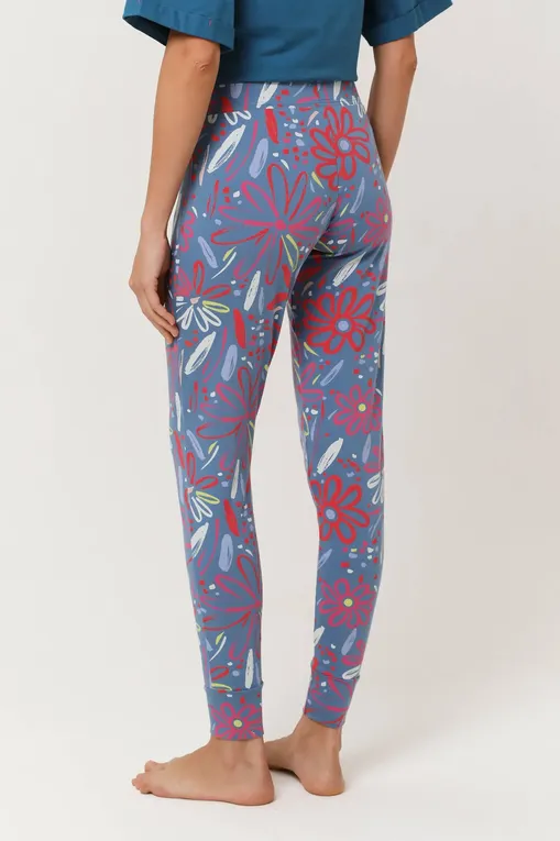 Брюки домашние SKINY 081356 s582 bedenim flowers