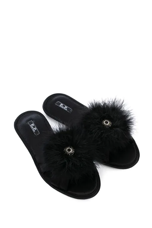 Обувь домашняя Petit Pas FUR004 черный