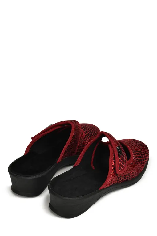 Обувь домашняя Fargeot KITTY red