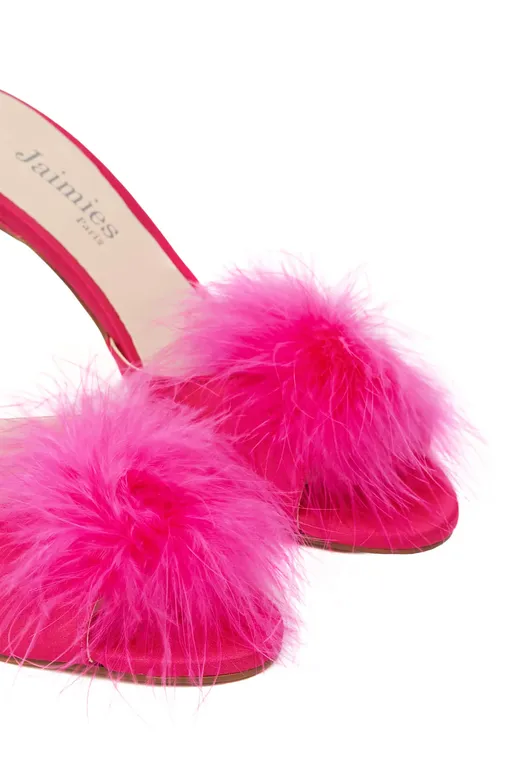 Обувь домашняя Jaimies Glamour plume fuschia