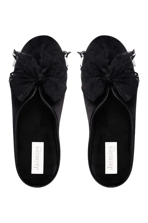 Тапочки Jaimies NATHALIA FALBALA NOIR