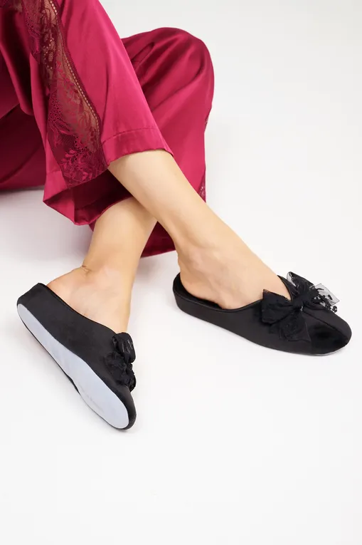 Тапочки Jaimies NATHALIA FALBALA NOIR