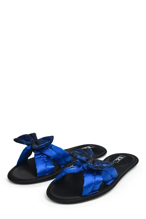 Тапочки Petit Pas BAP003 яркий-синий