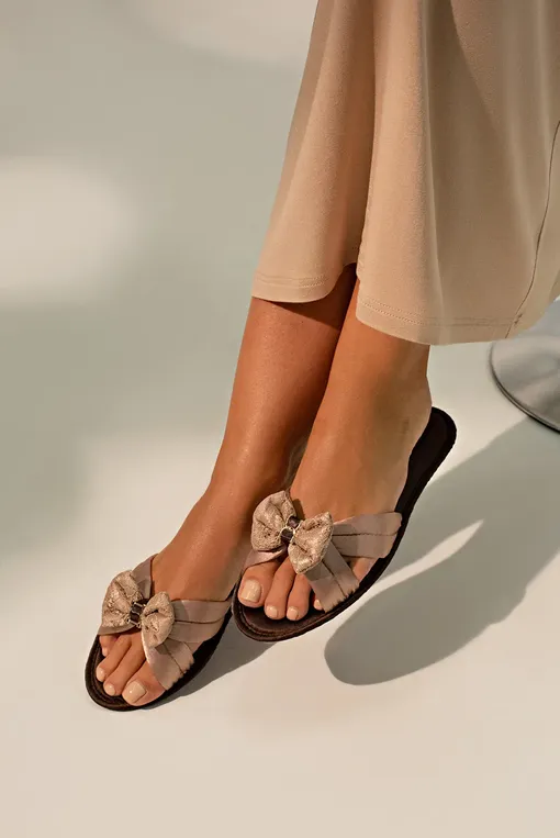 Тапочки Petit Pas BOUCLE бежевый