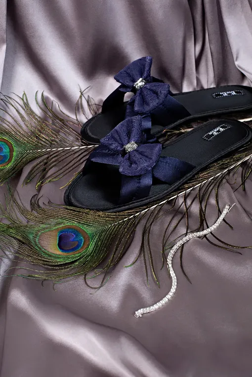 Тапочки Petit Pas FONCE синий