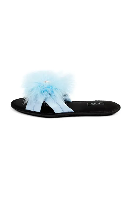 Тапочки Petit Pas FUR015 голубой