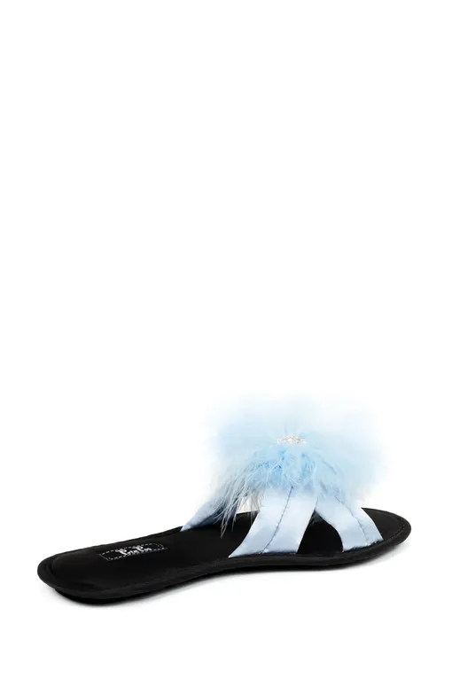 Тапочки Petit Pas FUR015 голубой