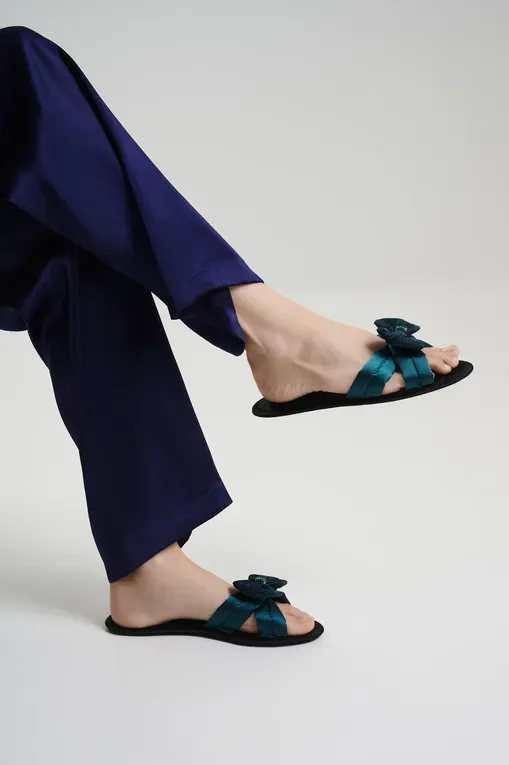 Обувь домашняя Petit Pas MAJO изумрудный