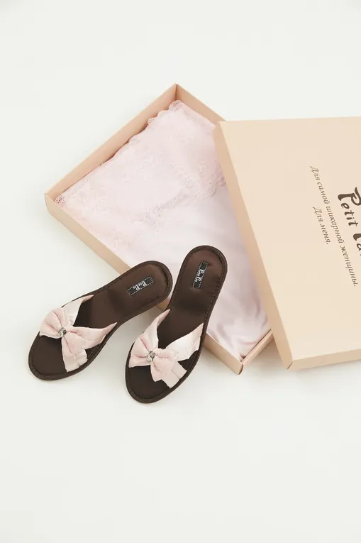 Тапочки Petit Pas POUDRE розовый