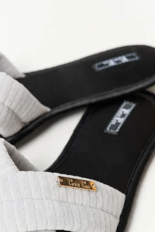 Тапочки Petit Pas VALEGREY grey