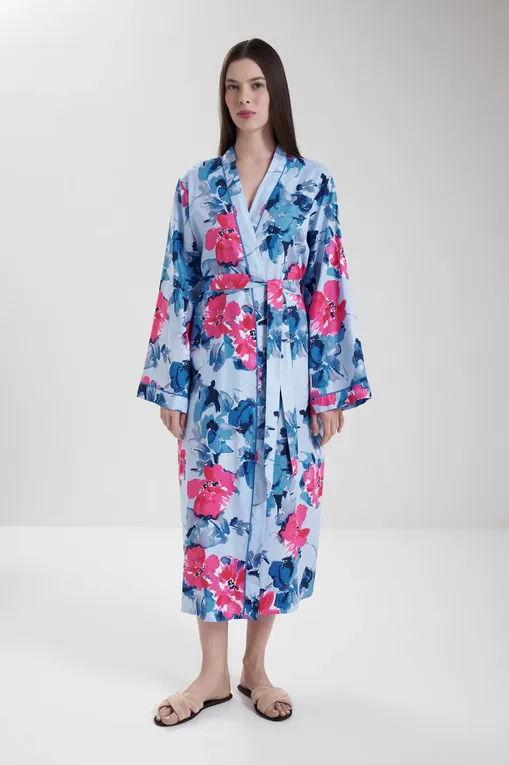 Халаты CYBERJAMMIES 0666 BLUE FLORAL