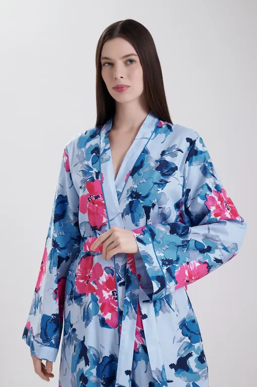 Халаты CYBERJAMMIES 0666 BLUE FLORAL