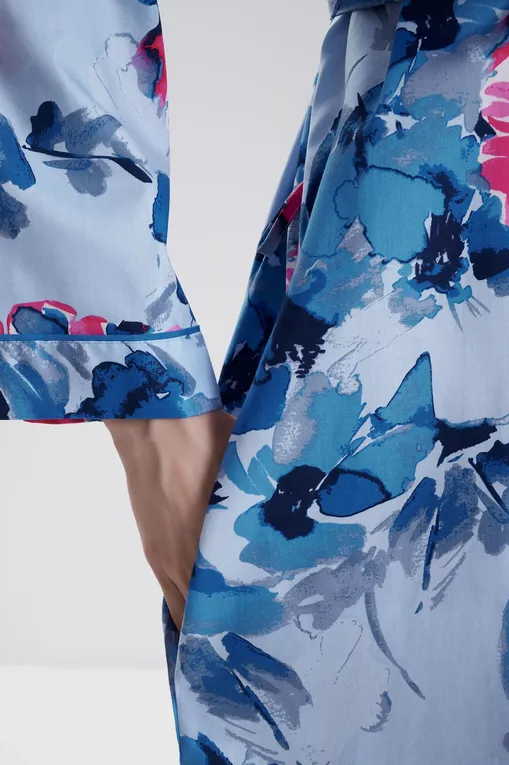 Халаты CYBERJAMMIES 0666 BLUE FLORAL