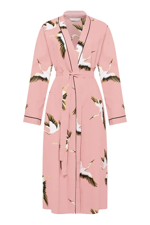 Халаты CYBERJAMMIES 5045 PINK CRANE BIRD PRINT