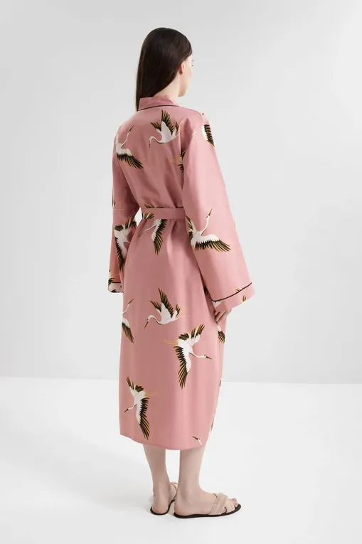 Халаты CYBERJAMMIES 5045 PINK CRANE BIRD PRINT