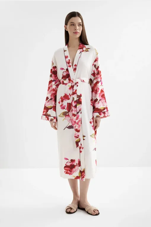 Халаты CYBERJAMMIES 5119 OX BLOOD FLORAL PRINTED JERSEY