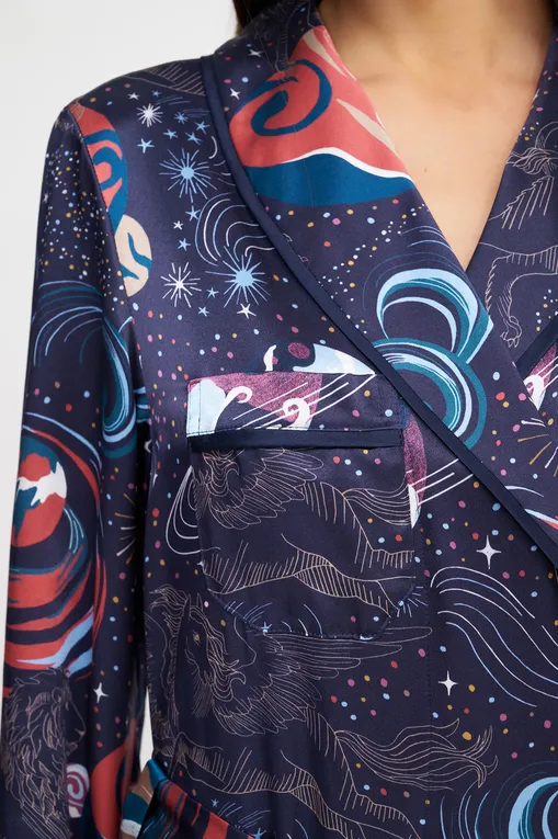 Халаты Derek Rose 1295-BRIN 105NAV