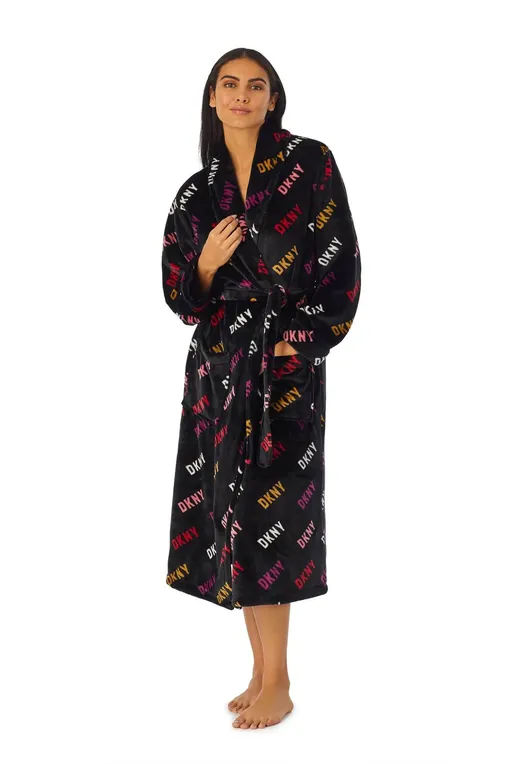 Халаты DKNY YI2522688F 006 Black Label Print