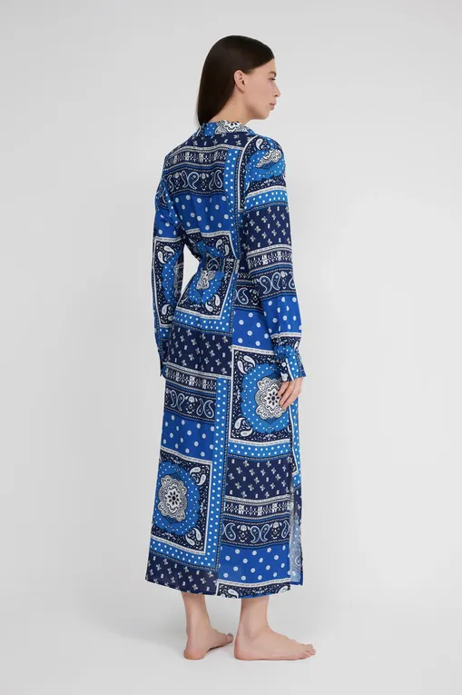 Халаты DKNY YI30015 454 Blue Print