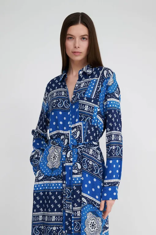 Халаты DKNY YI30015 454 Blue Print