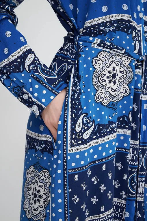 Халаты DKNY YI30015 454 Blue Print