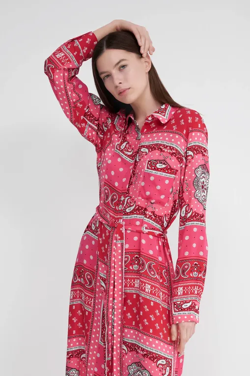 Халаты DKNY YI30015 681 Pink prt