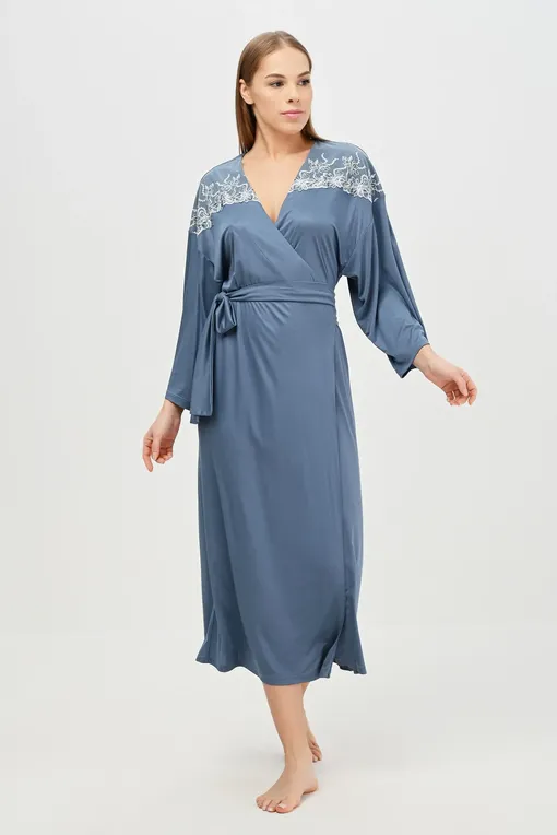 Халаты Free Voogue 222411 156 BLUE GREY