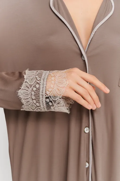 Халаты Free Voogue 224110 141 BICOLOR TAUPE/CIOCCOLATO