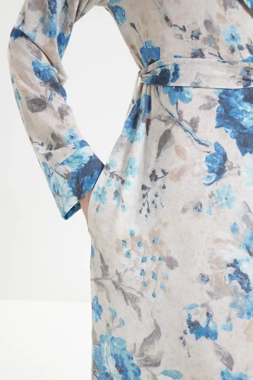 Халаты Gianantonio A. Paladini W55NV01/L NIVES/L 660 FIORE DENIM/P.BEIGE