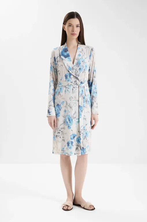 Халаты Gianantonio A. Paladini W55NV01/S NIVES/S 660 FIORE DENIM/P.BEIGE