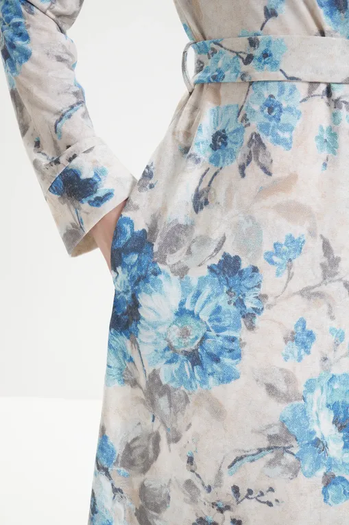 Халаты Gianantonio A. Paladini W55NV01/S NIVES/S 660 FIORE DENIM/P.BEIGE