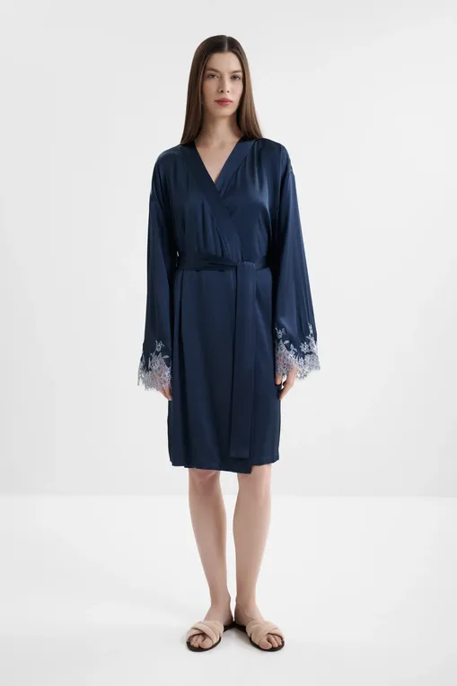 Халаты I.D.Sarrieri L4856 deep anthracite