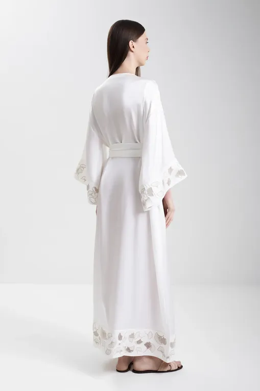 Халаты Karma on the rocks BR/KR/KOBLWG-SS WHITE/GINGKO