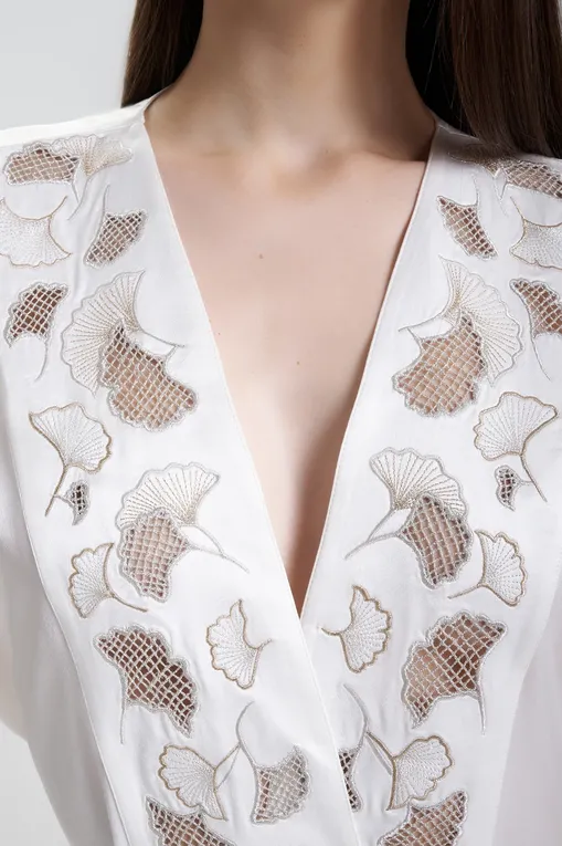 Халаты Karma on the rocks BR/KR/KOBLWG-SS WHITE/GINGKO