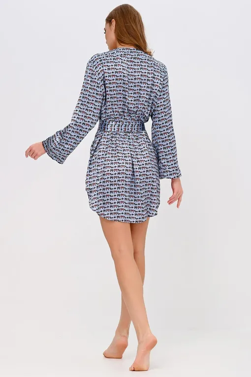 Халаты Luna di Seta VLST60847 S228 SILK ROAD PRINT