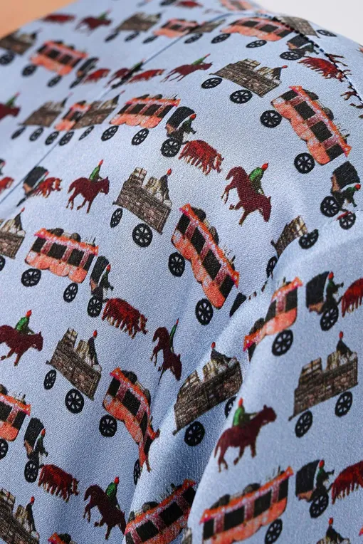 Халаты Luna di Seta VLST60847 S228 SILK ROAD PRINT