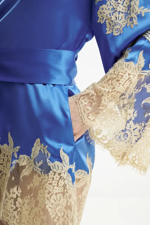 Халаты Marjolaine 3APO2001 5003 BLUE/NACRE